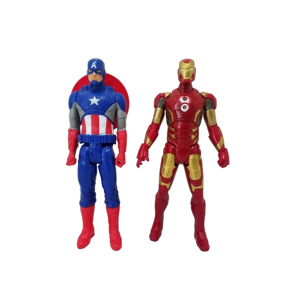 2015 Marvel 12 Inch Talking Iron Man Captain America Action Figure Hasbro Toy - Picture 1 of 10